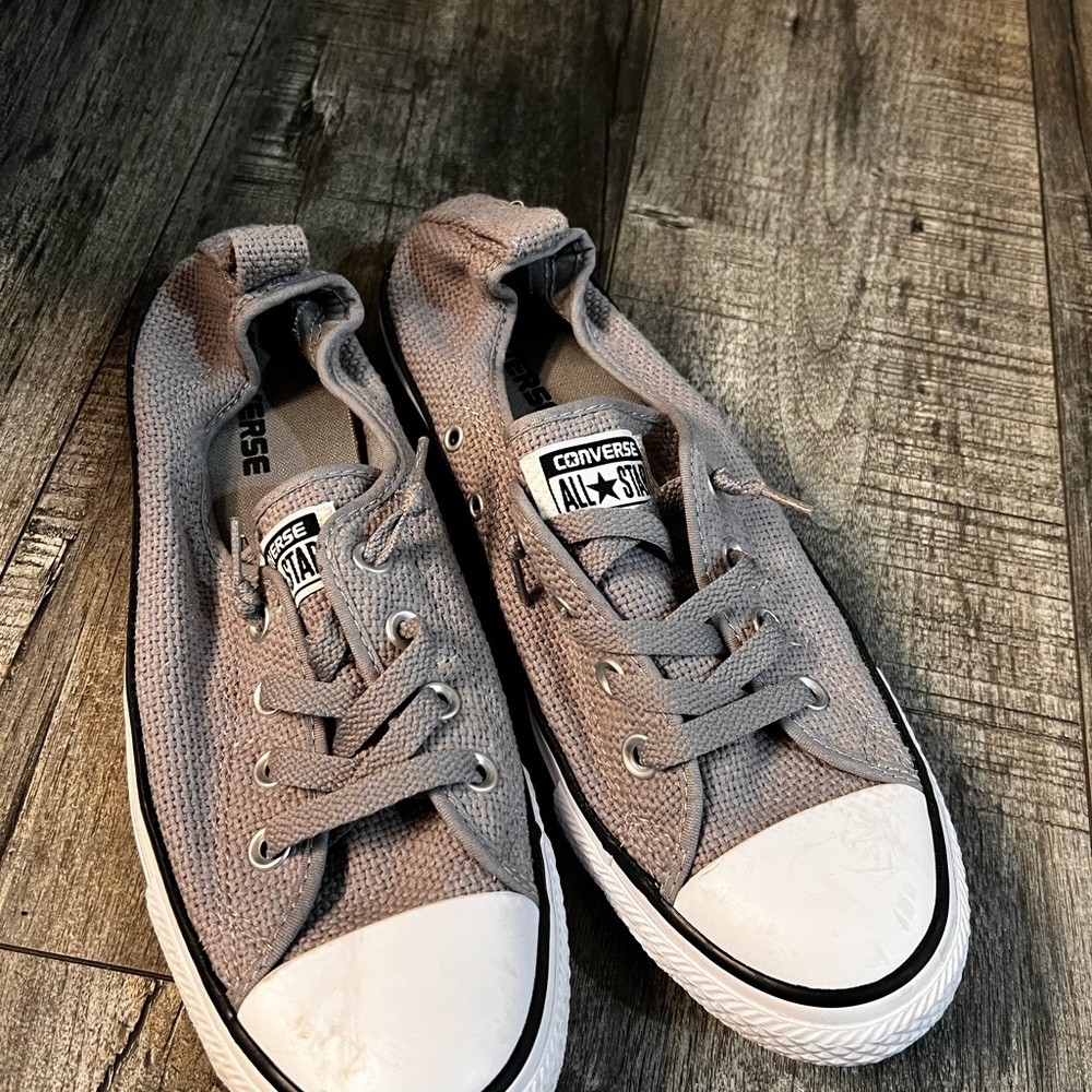 Converse All Star Gray Canvas Sneakers